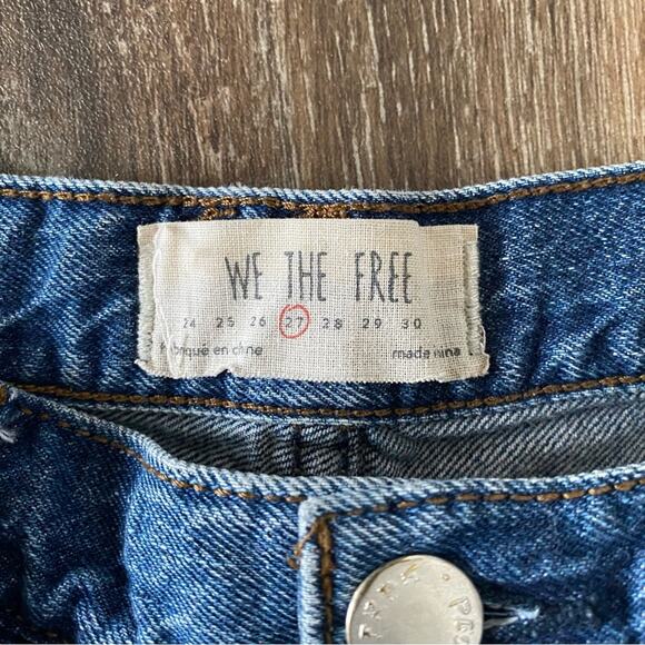 We the Free Cutoff Button Fly Denim Shorts Size 27 - Picture 5 of 7